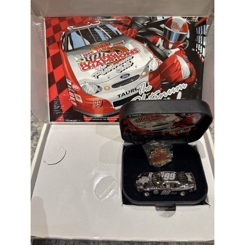 Racing Champions PLATINUM CLUB 1st Issue Nascar 99 FORD TAURUS 1:64 Die Cast Car